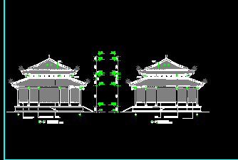 仿古道家大殿建筑設(shè)計(jì)圖紙免費(fèi)下載 - 園林古建 - 土木工程網(wǎng)